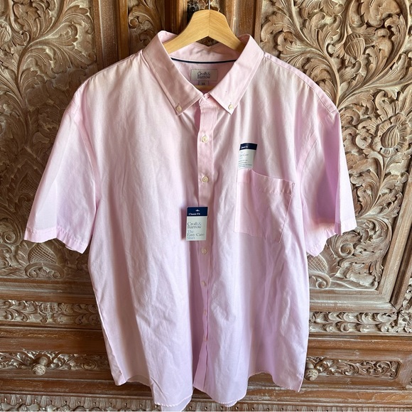 Croft & Barrow NWT Pink Short Sleeve Shirt - Picture 5 of 5